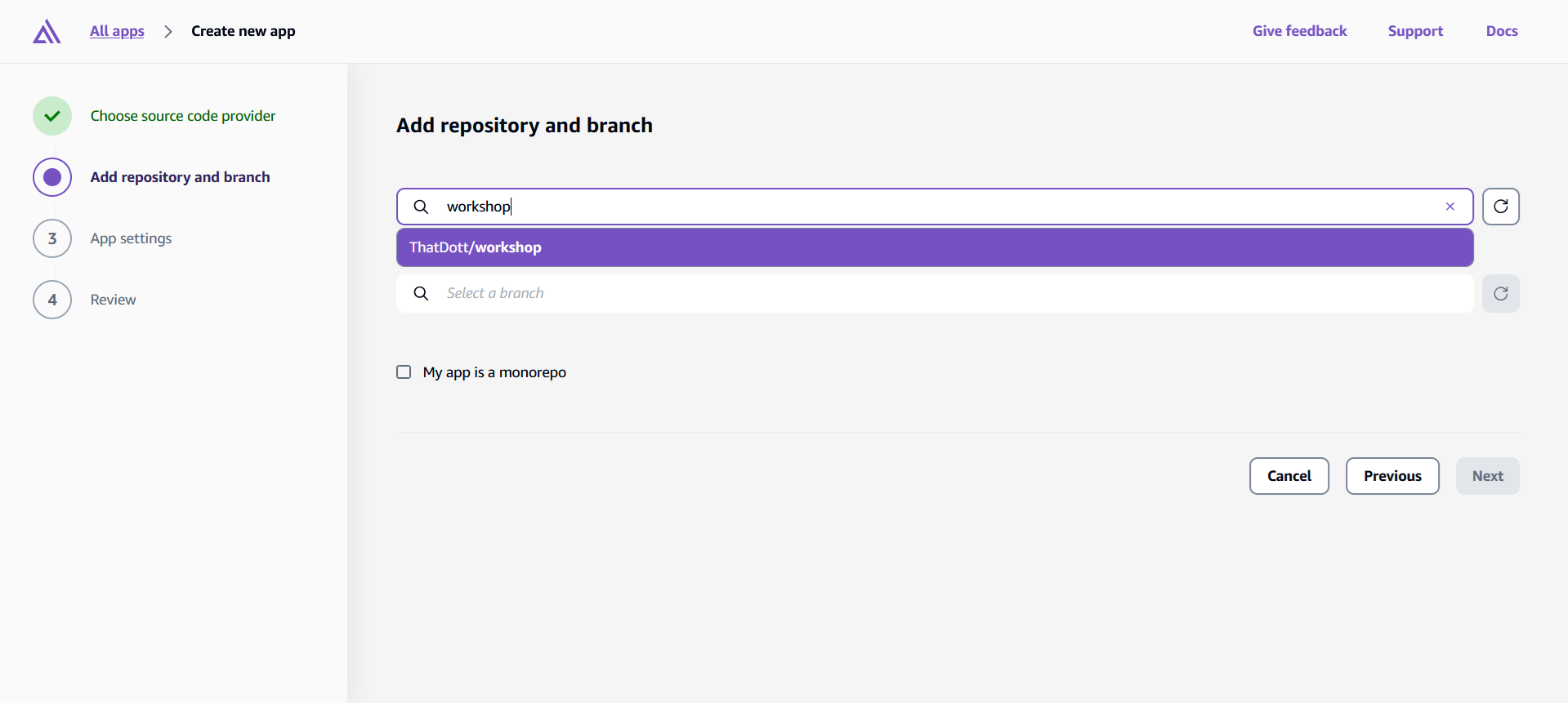 Select Repo